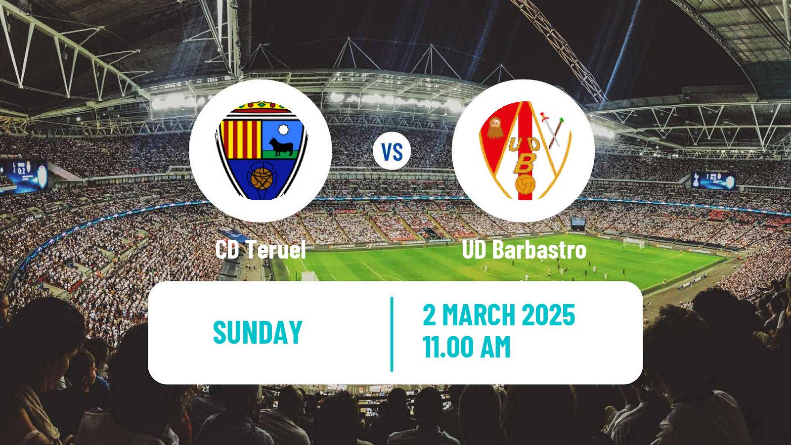 Soccer Spanish Segunda RFEF - Group 2 Teruel - Barbastro
