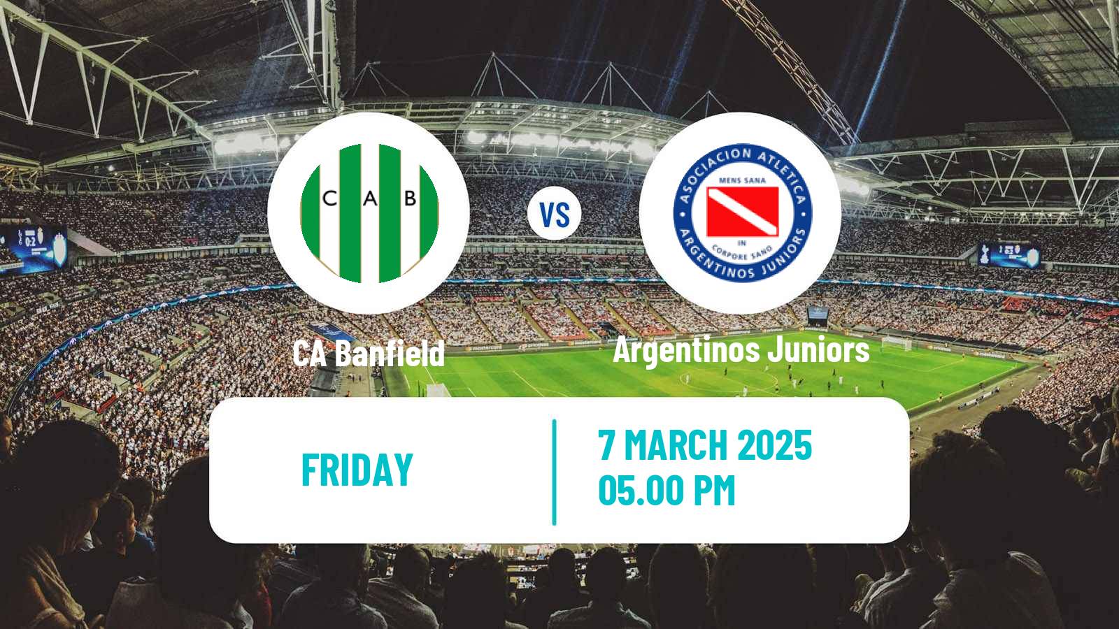 Soccer Argentinian Liga Profesional Banfield - Argentinos Juniors