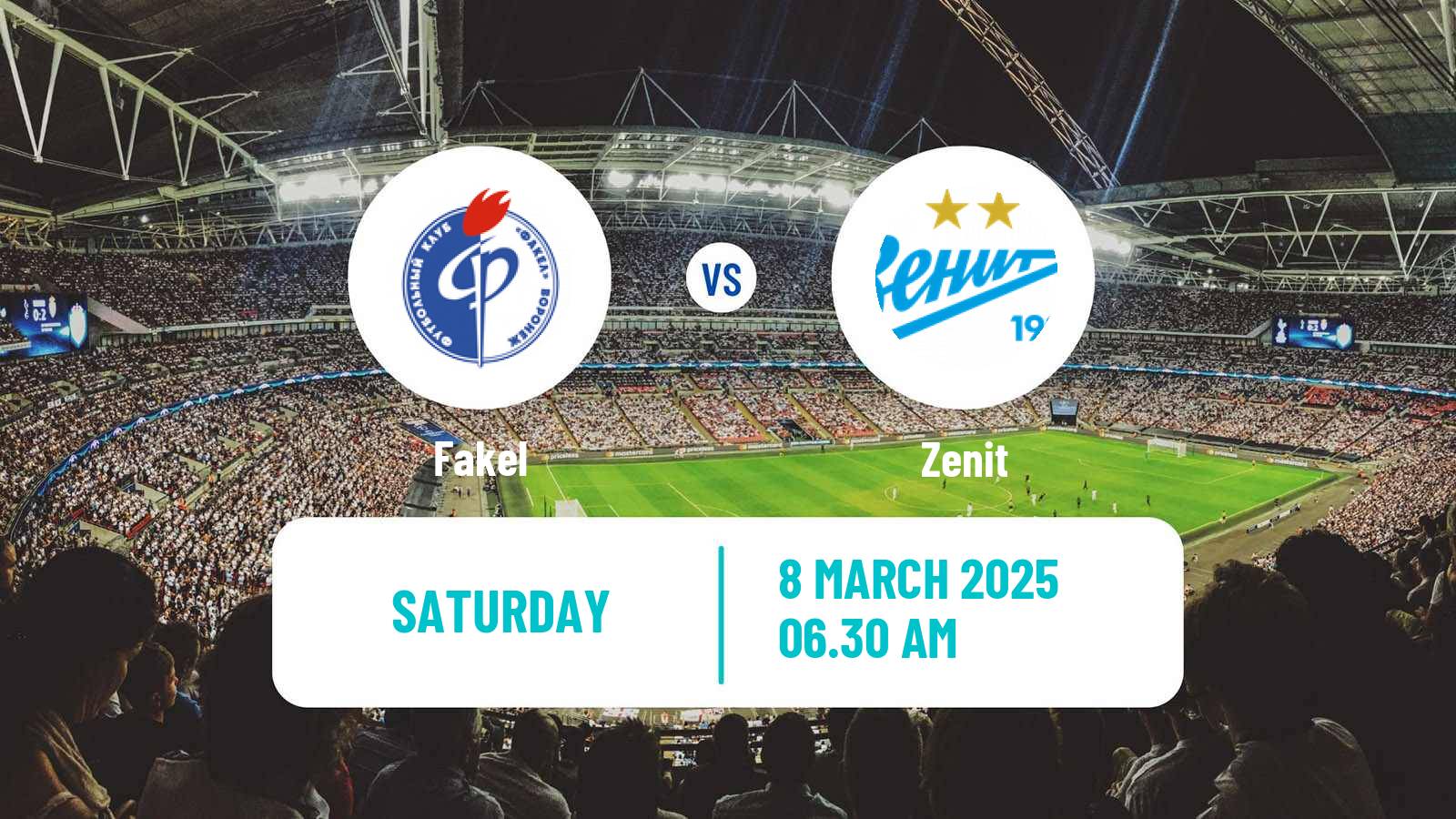 Soccer Russian Premier League Fakel - Zenit