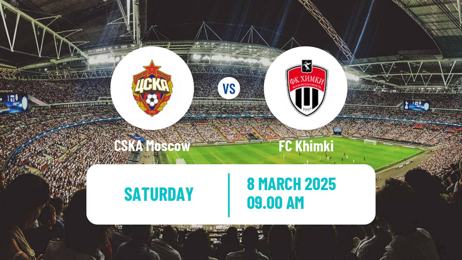 Soccer Russian Premier League CSKA Moscow - Khimki