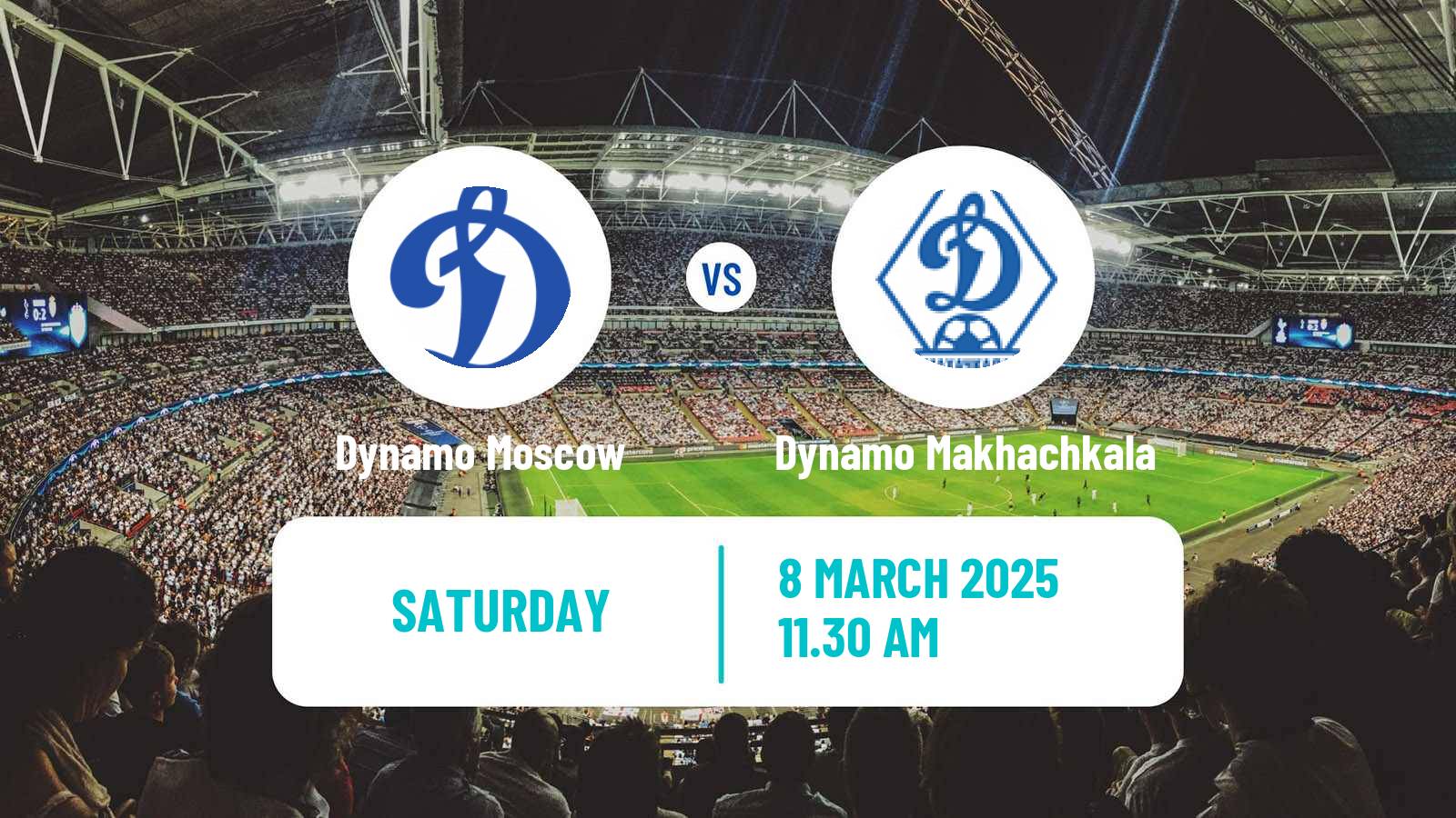 Soccer Russian Premier League Dynamo Moscow - Dynamo Makhachkala