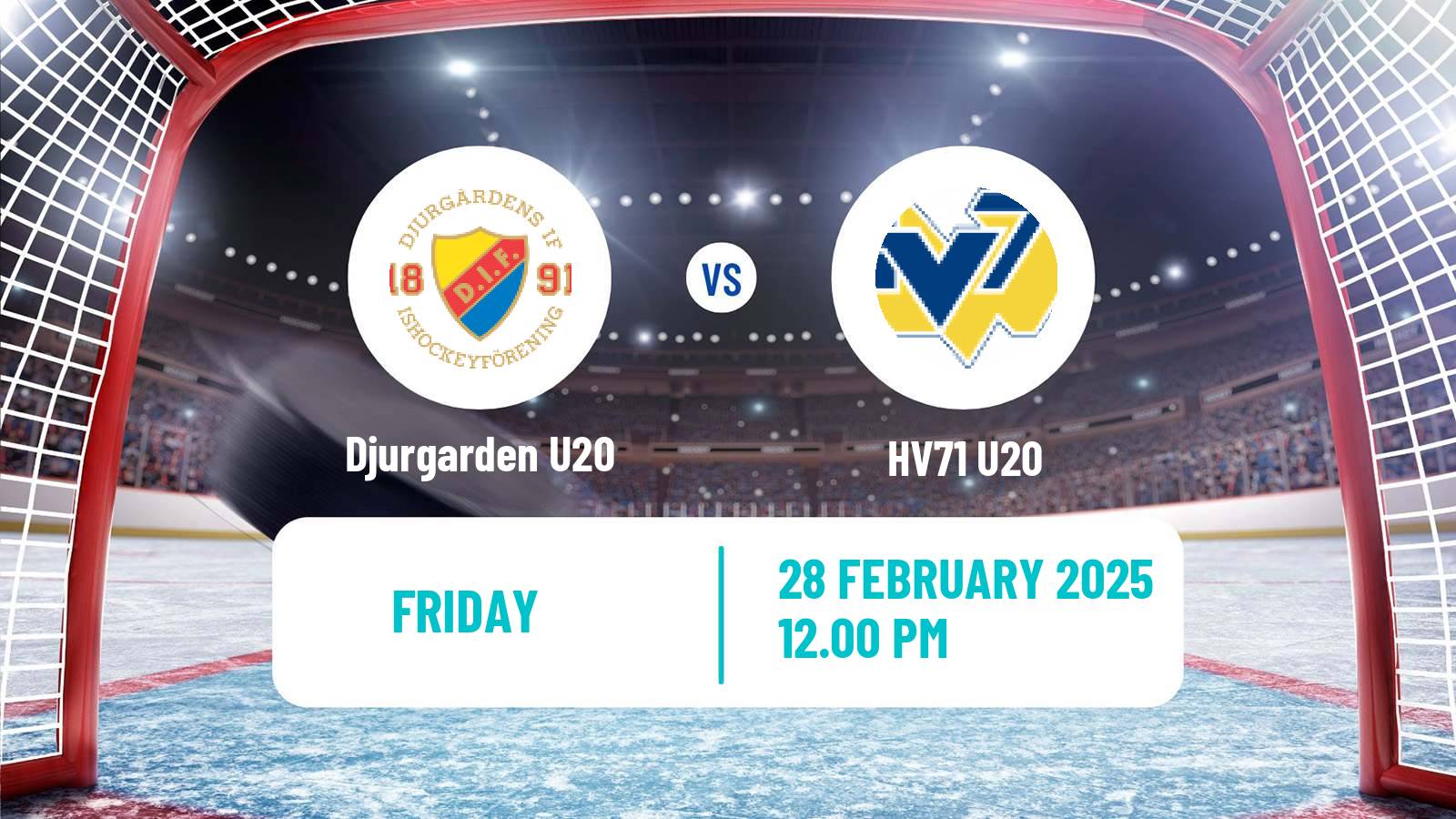 Hockey Swedish Superelit U20 Hockey Djurgarden U20 - HV71 U20