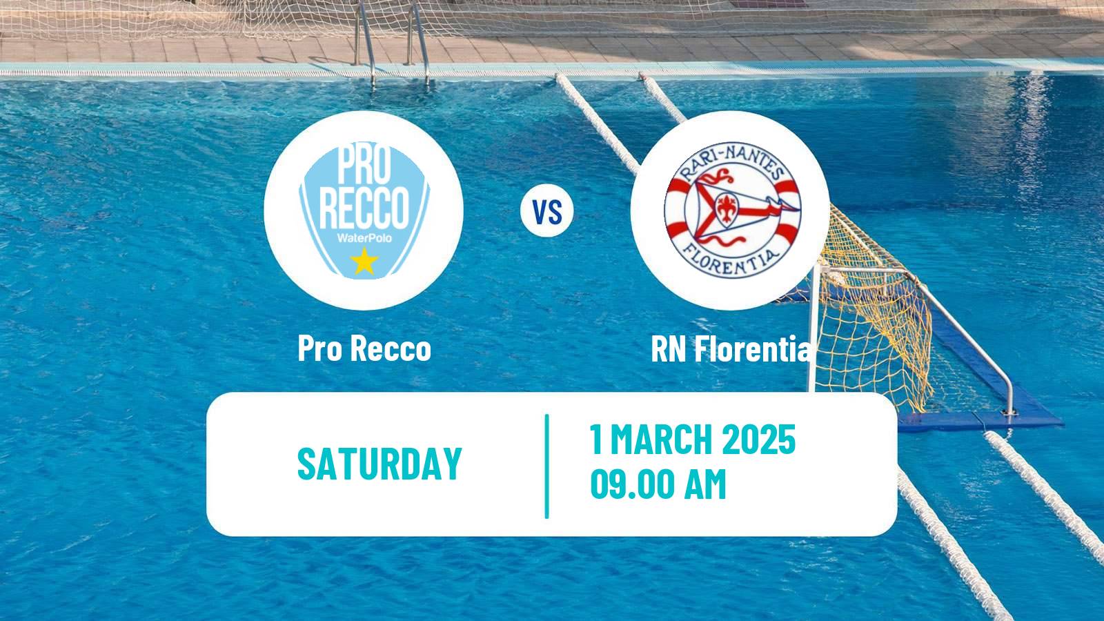 Water polo Italian A1 Water Polo Pro Recco - Florentia