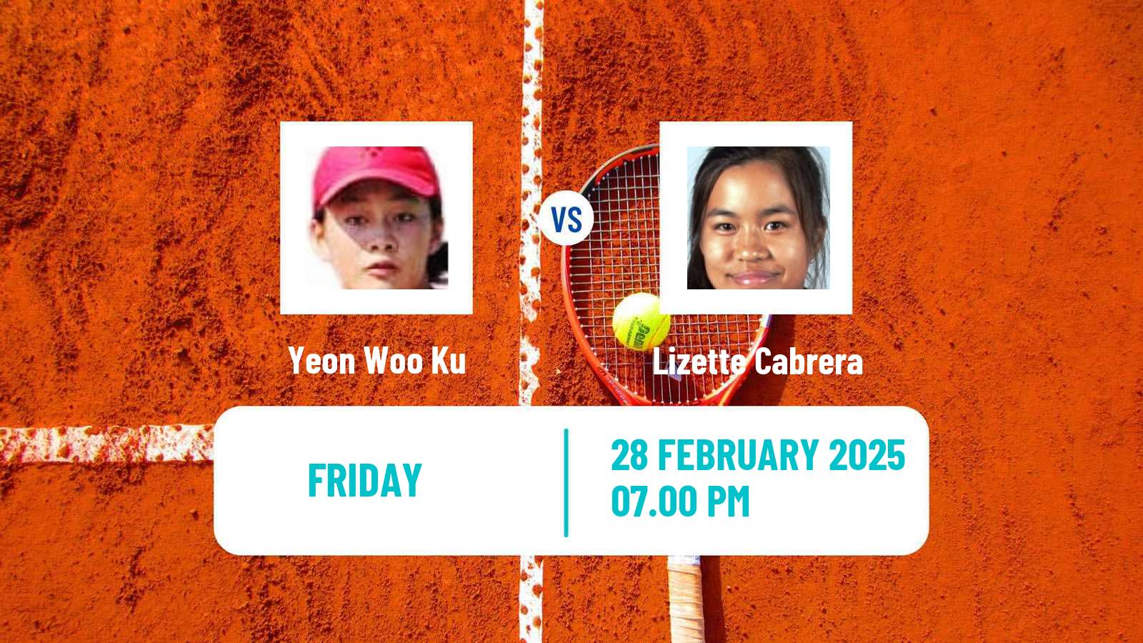 Tennis ITF W35 Launceston Women Yeon Woo Ku - Lizette Cabrera