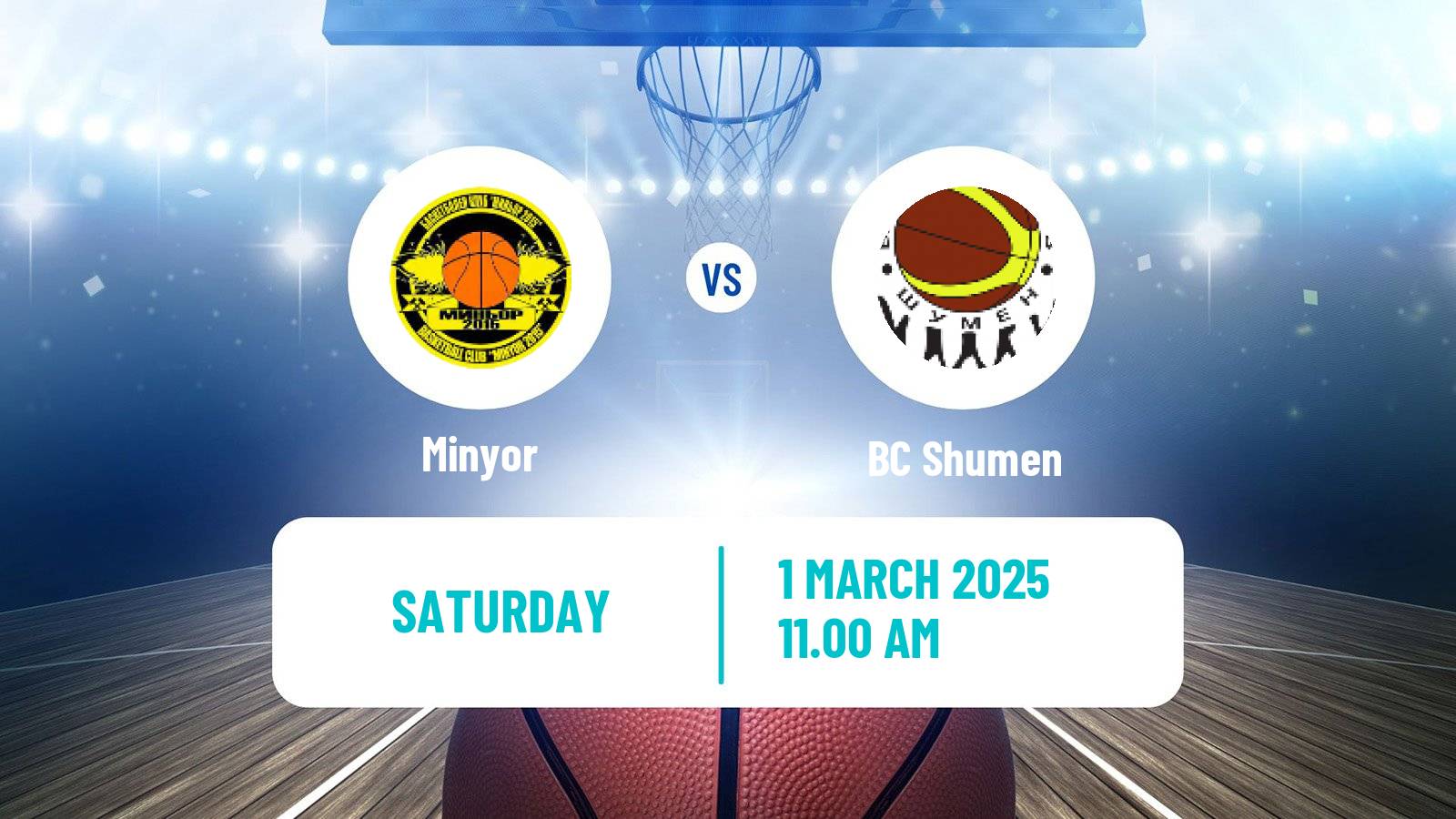 Basketball Bulgarian NBL Minyor - Shumen