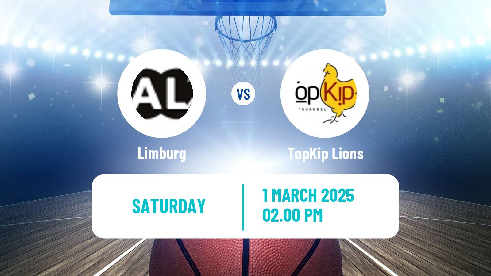 Basketball Dutch WBL Basketball Limburg - TopKip Lions