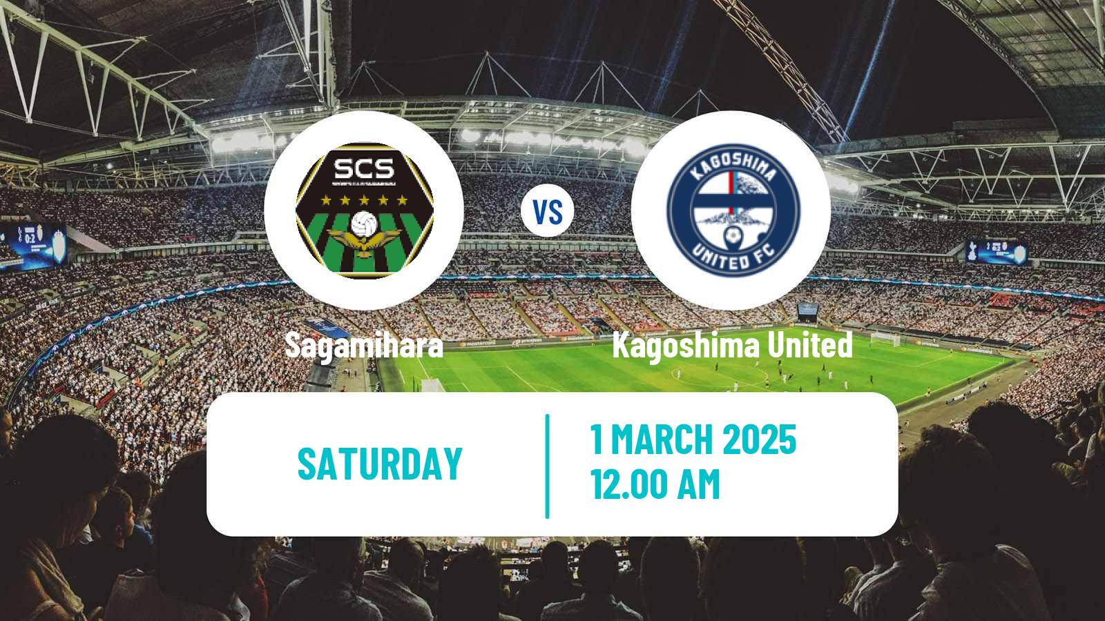 Soccer Japan J3 League Sagamihara - Kagoshima United