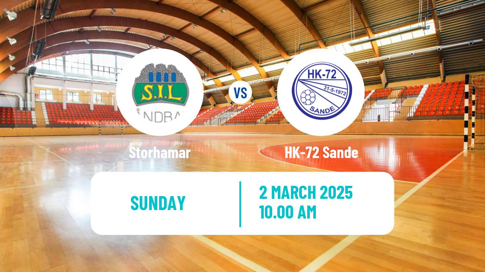 Handball Norwegian 1 Division Handball Storhamar - HK-72 Sande