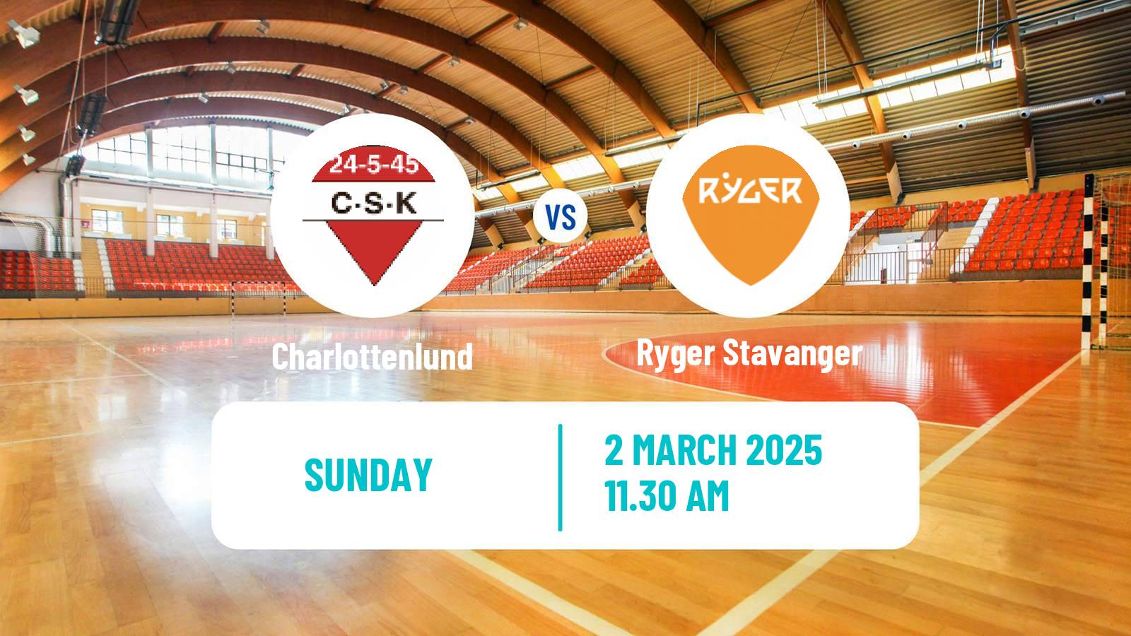 Handball Norwegian 1 Division Handball Charlottenlund - Ryger Stavanger