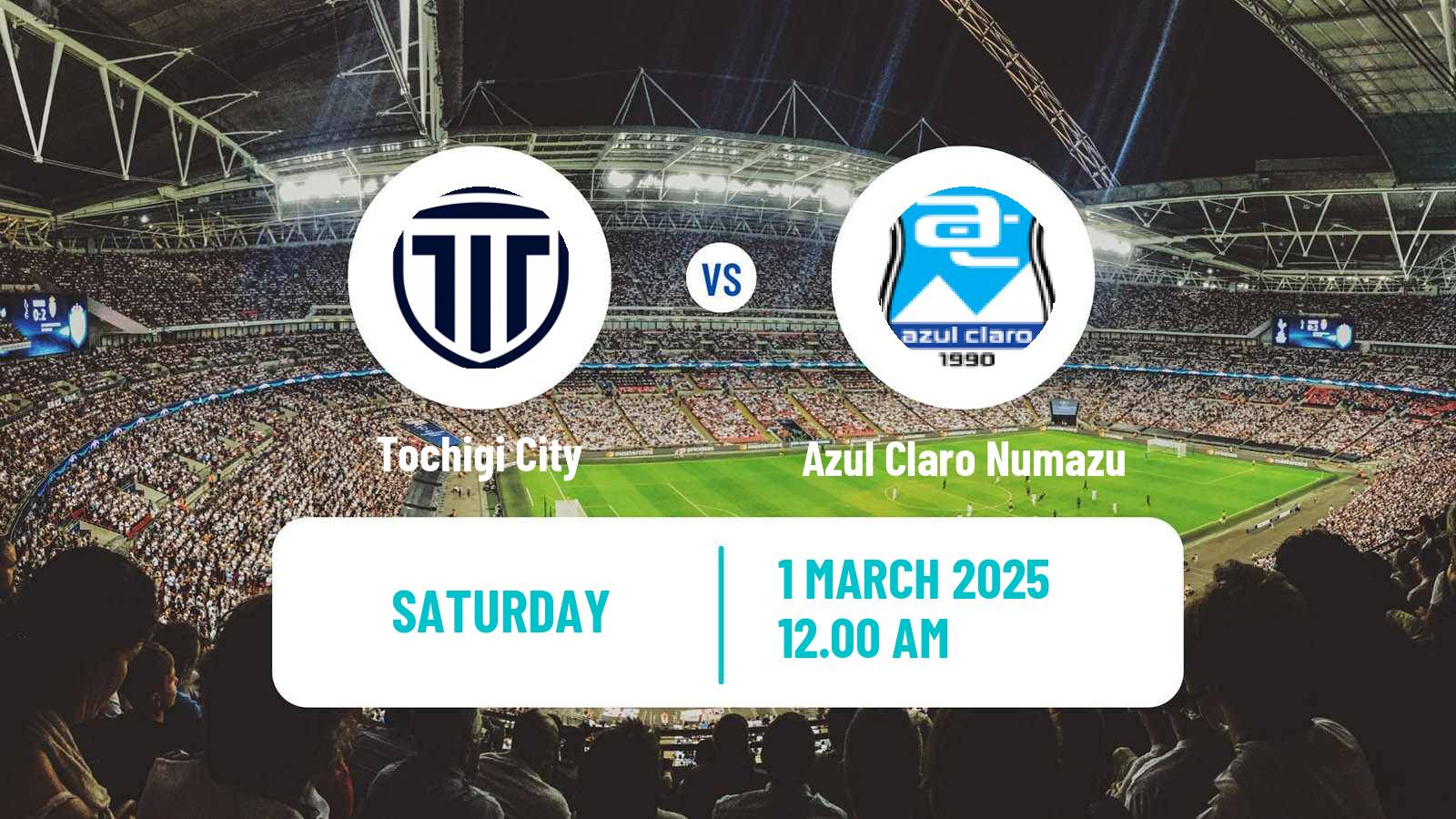 Soccer Japan J3 League Tochigi City - Azul Claro Numazu