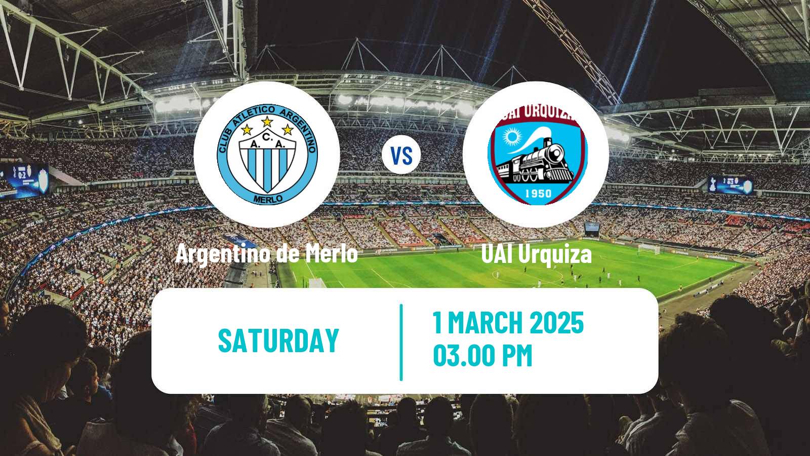Soccer Argentinian Primera B Argentino de Merlo - UAI Urquiza