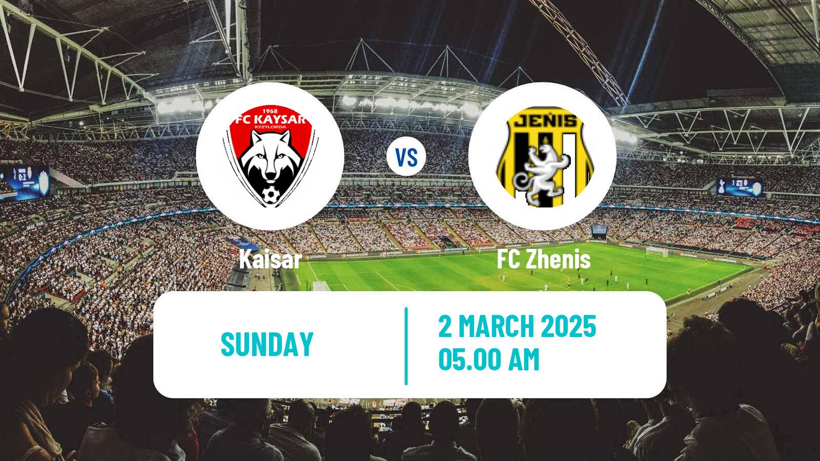 Soccer Kazakh Premier League Kaisar - Zhenis
