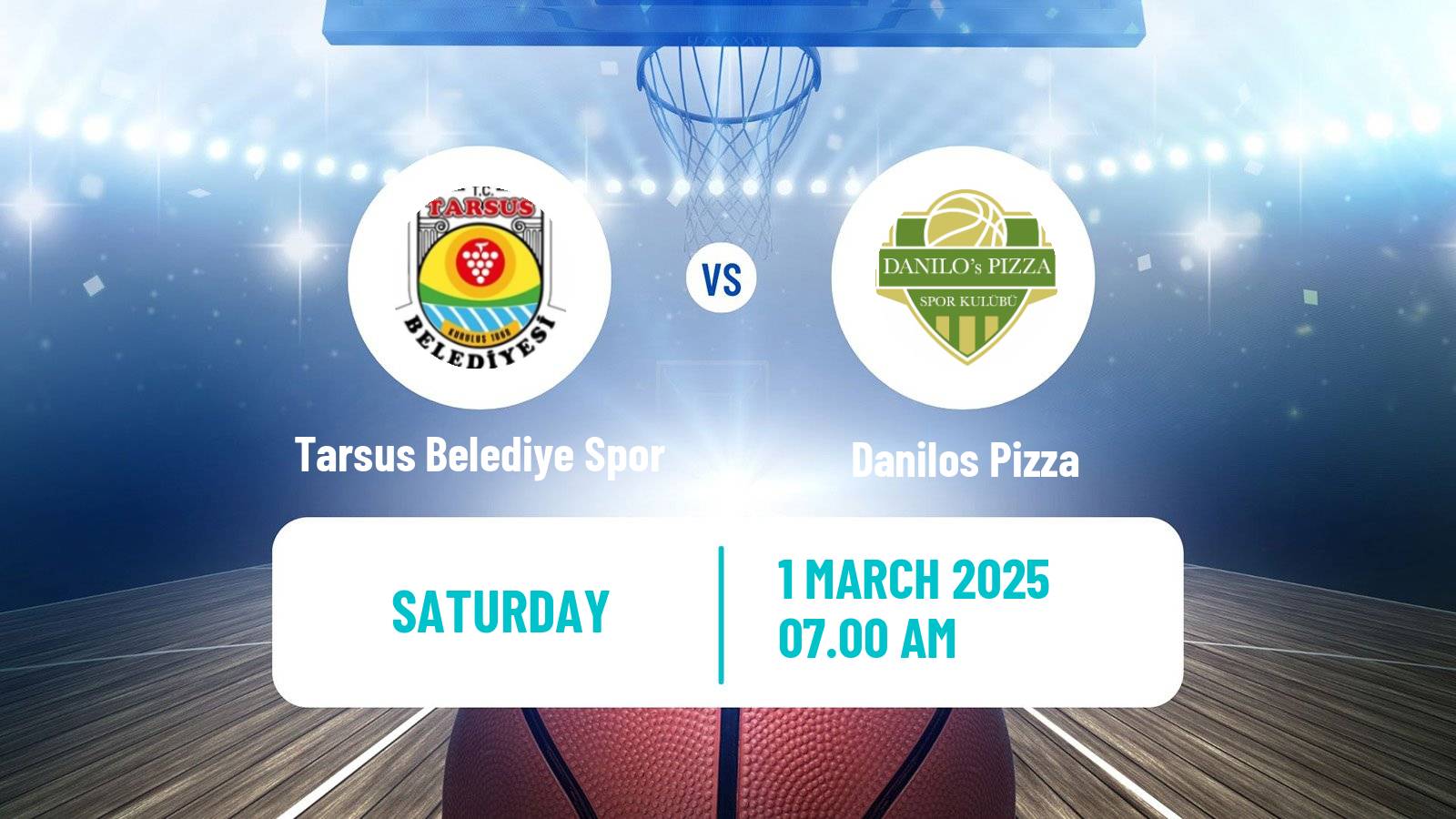 Basketball Turkish Basketball League Women Tarsus Belediye Spor - Danilos Pizza