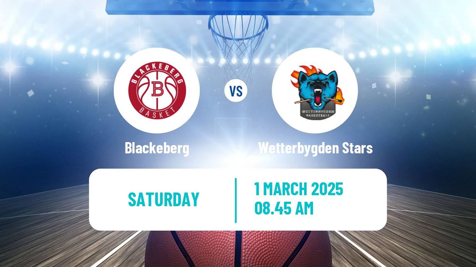Basketball Swedish Superettan Basketball Blackeberg - Wetterbygden Stars