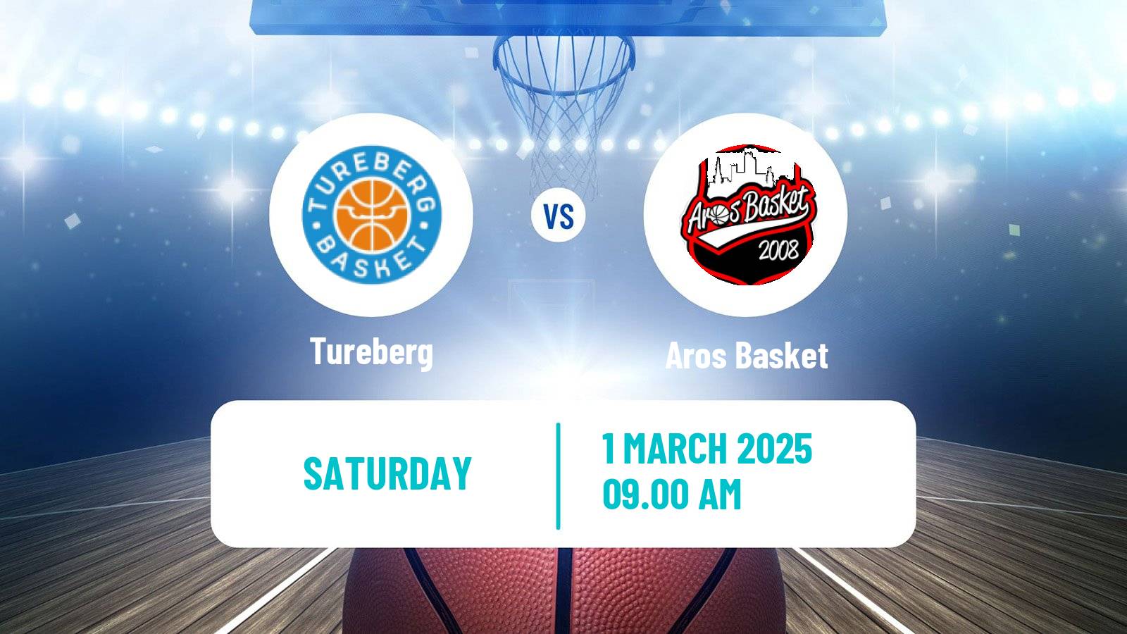 Basketball Swedish Superettan Basketball Tureberg - Aros Basket