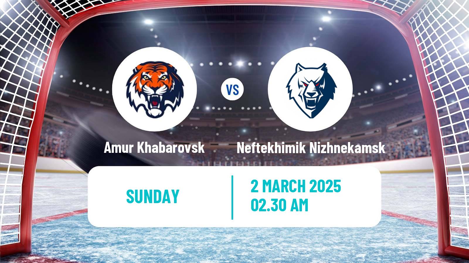 Hockey KHL Amur Khabarovsk - Neftekhimik Nizhnekamsk