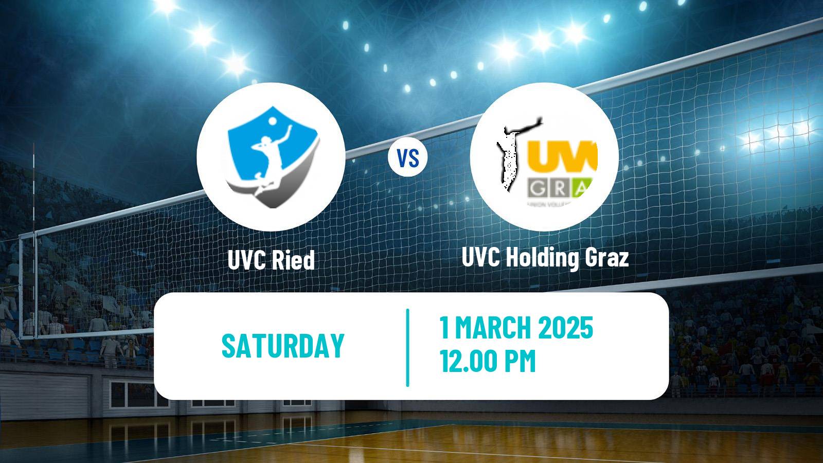 Volleyball Austrian Volley League Ried - UVC Holding Graz