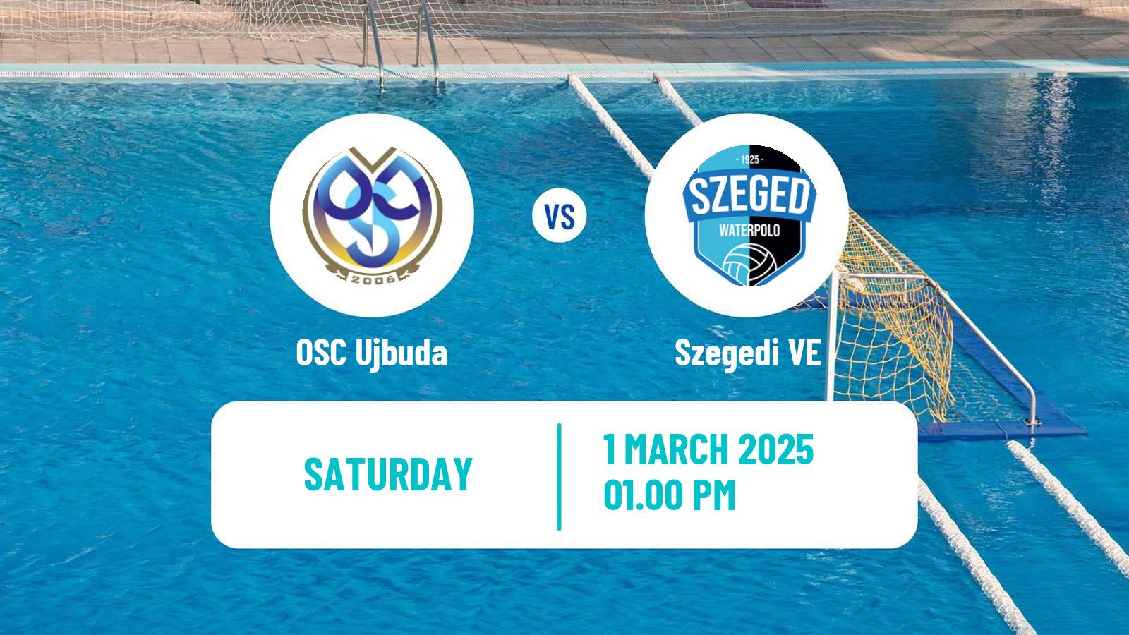 Water polo Hungarian OB I Water Polo OSC Ujbuda - Szeged