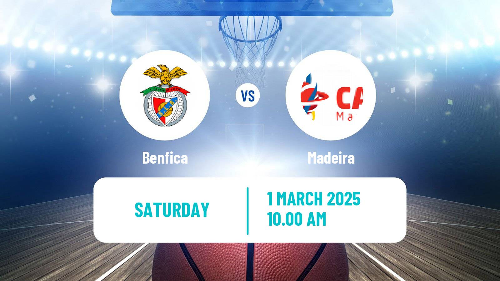 Basketball Portuguese LFB Benfica - Madeira