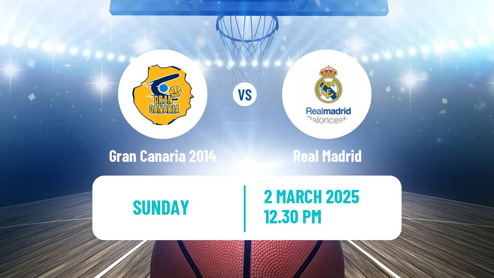 Basketball Spanish ACB League Gran Canaria 2014 - Real Madrid
