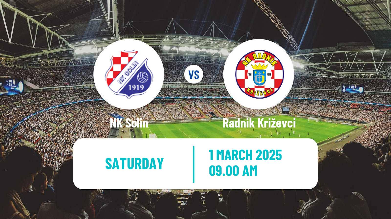 Soccer Croatian Druga NL Solin - Radnik Križevci