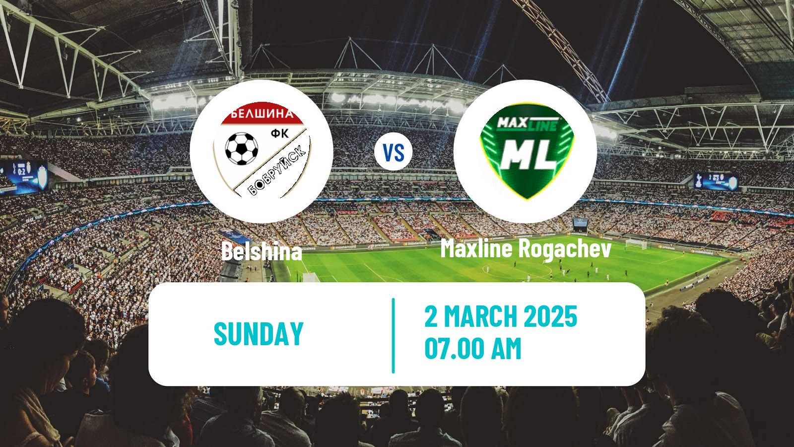 Soccer Belarusian Cup Belshina - ML Vitebsk
