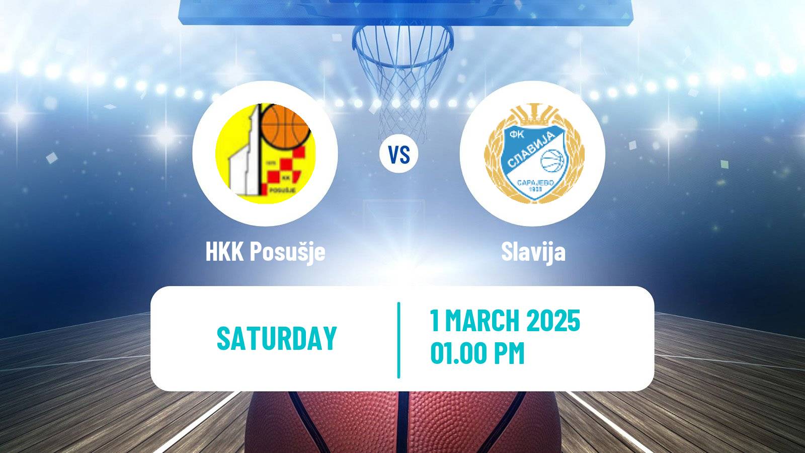 Basketball Bosnian Prvenstvo Basketball Posušje - Slavija