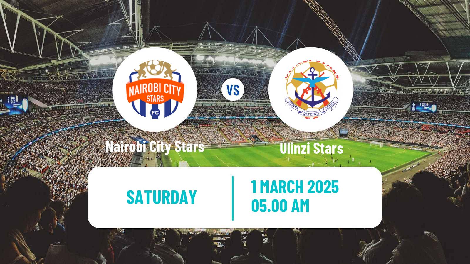 Soccer Kenyan Premier League Nairobi City Stars - Ulinzi Stars