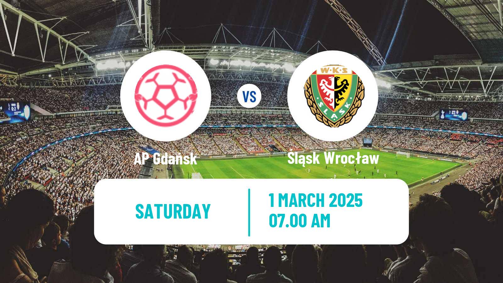 Soccer Polish Ekstraliga Women AP Gdańsk - Śląsk Wrocław