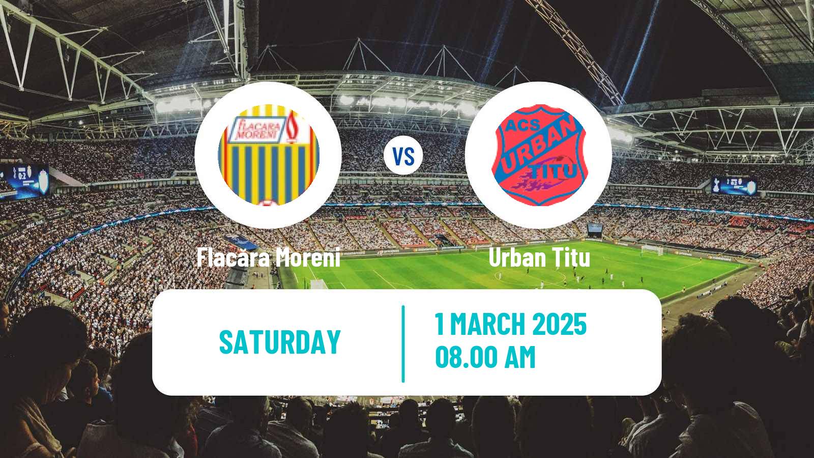 Soccer Romanian Liga 3 - Seria 5 Flacăra Moreni - Urban Titu