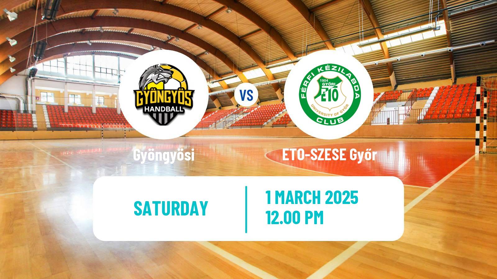 Handball Hungarian Division 1 Handball Gyöngyösi - ETO-SZESE Győr