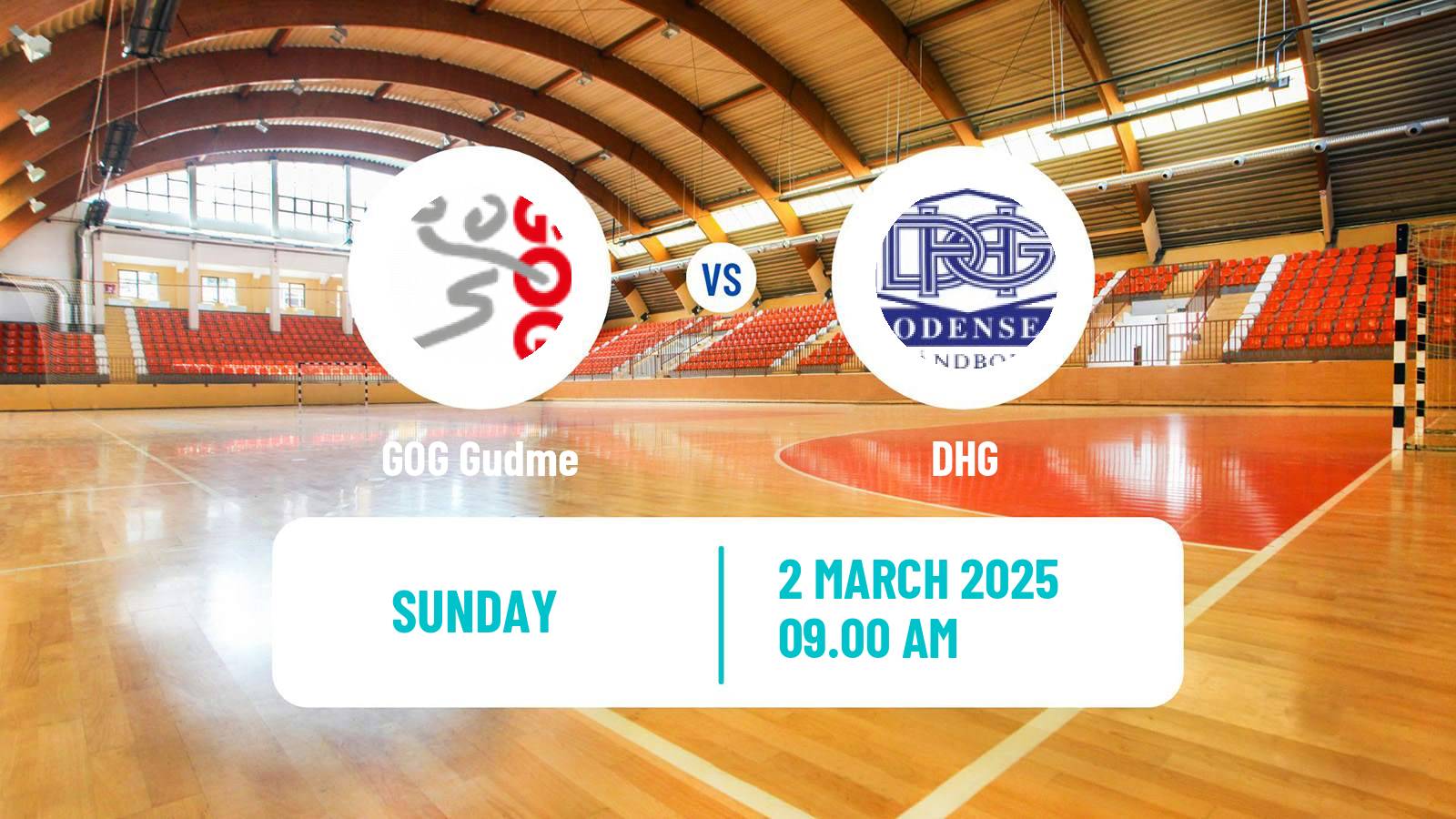 Handball Danish 1 Division Handball Women GOG Gudme - DHG