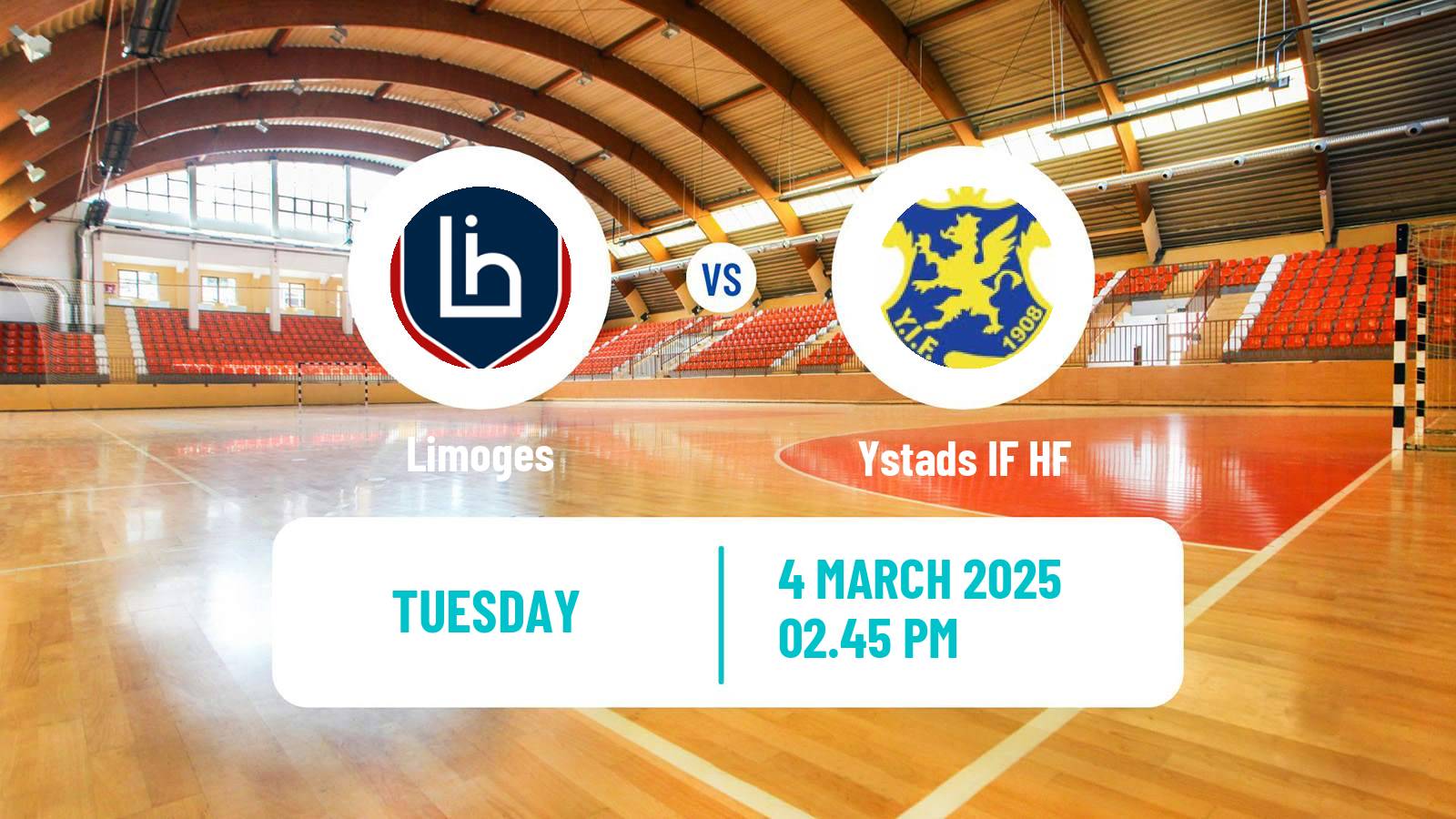 Handball EHF European League Limoges - Ystads IF