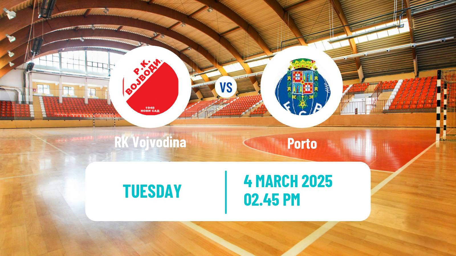 Handball EHF European League RK Vojvodina - Porto