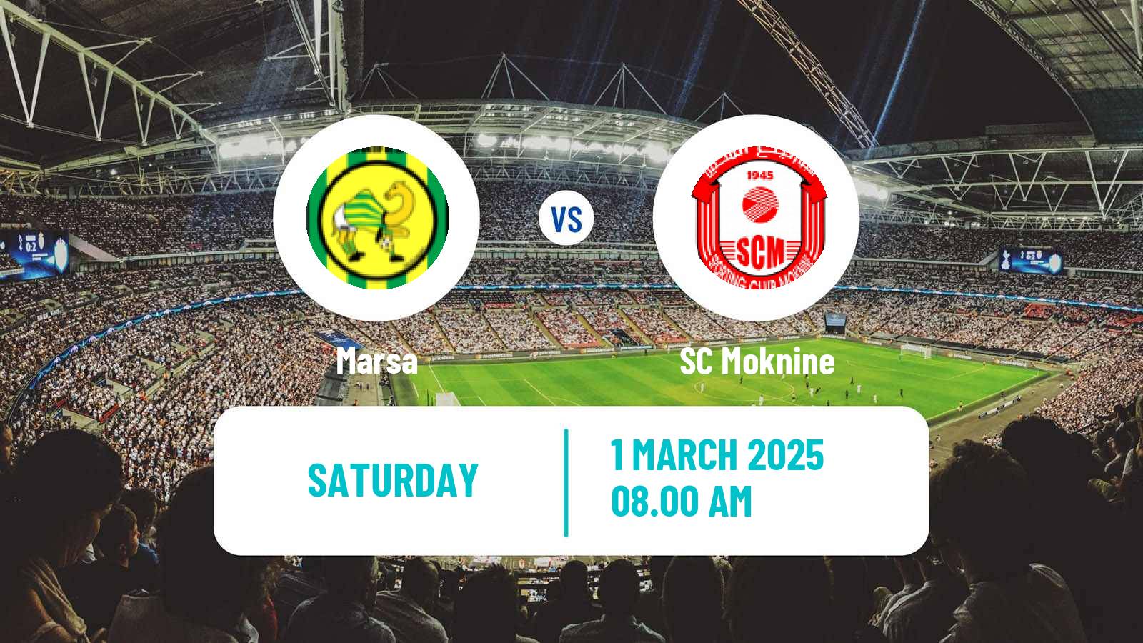 Soccer Tunisian Ligue 2 Marsa - Moknine