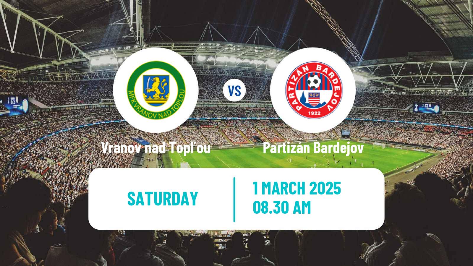 Soccer Slovak 3 Liga East Vranov nad Topľou - Partizán Bardejov