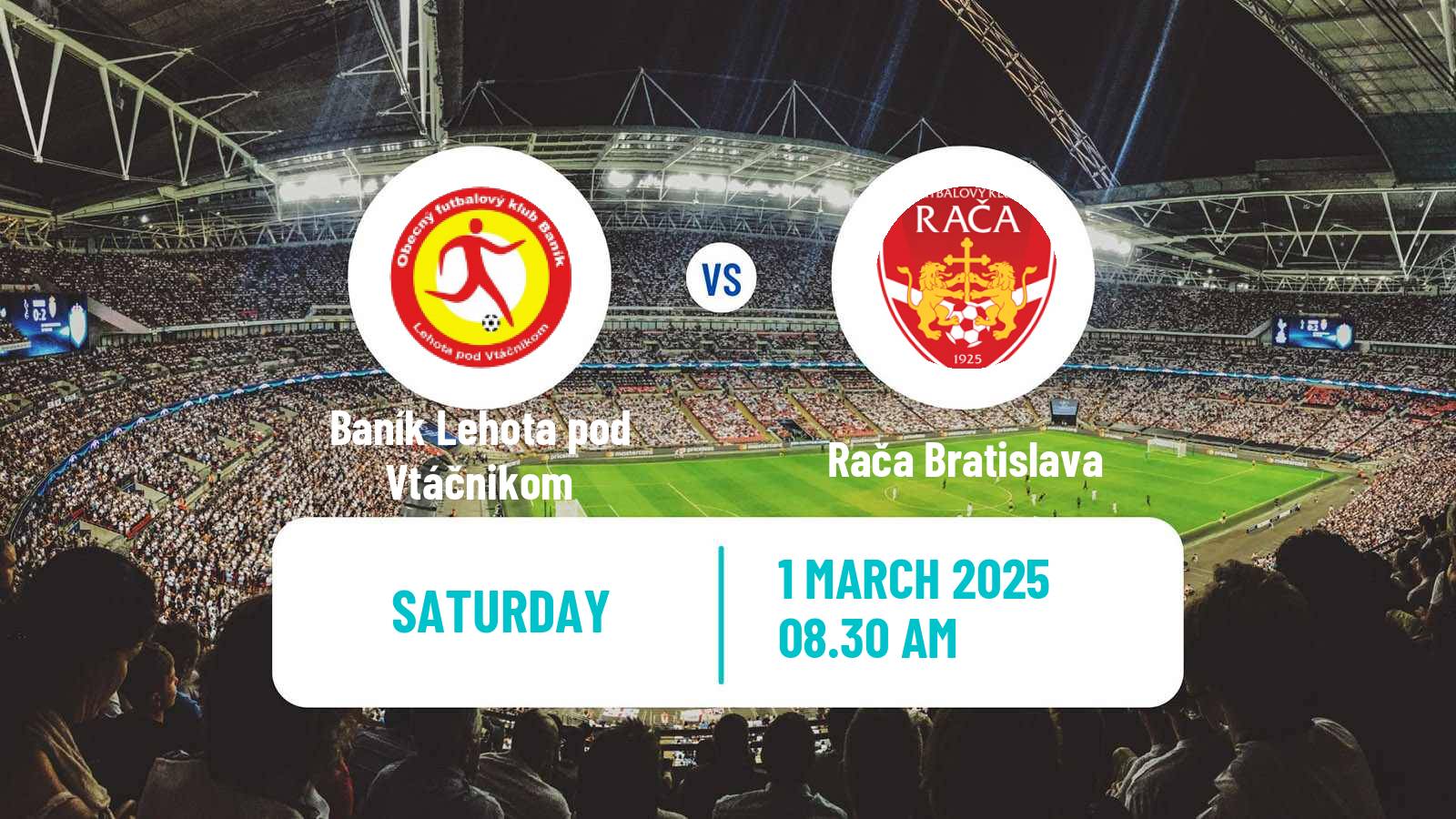 Soccer Slovak 3 Liga West Baník Lehota pod Vtáčnikom - Rača Bratislava