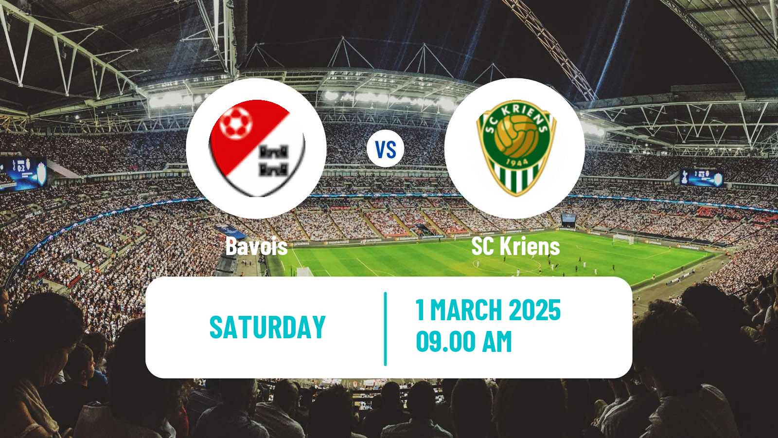 Soccer Swiss Promotion League Bavois - Kriens