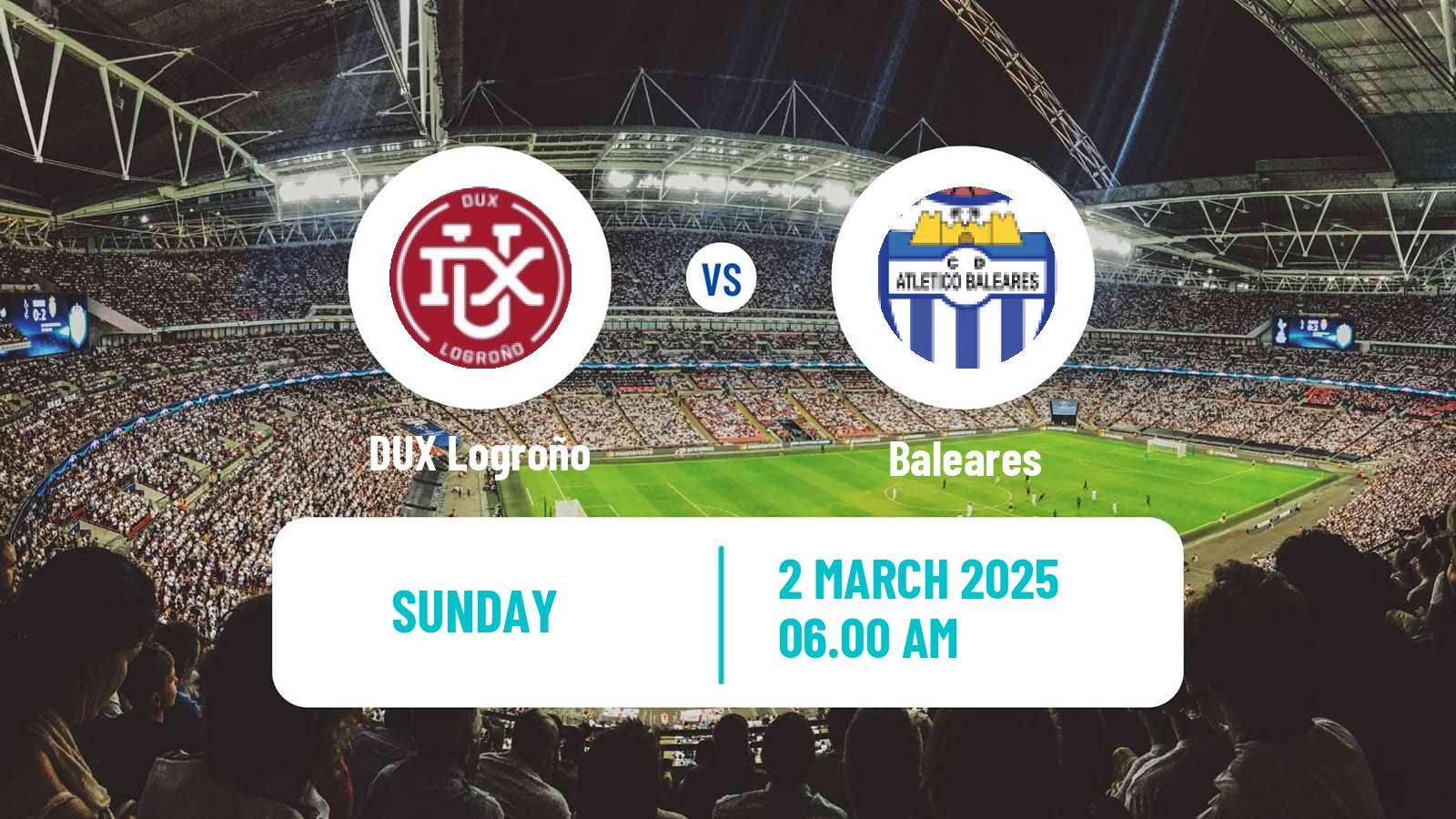 Soccer Spanish Primera Federacion Women DUX Logroño - Baleares