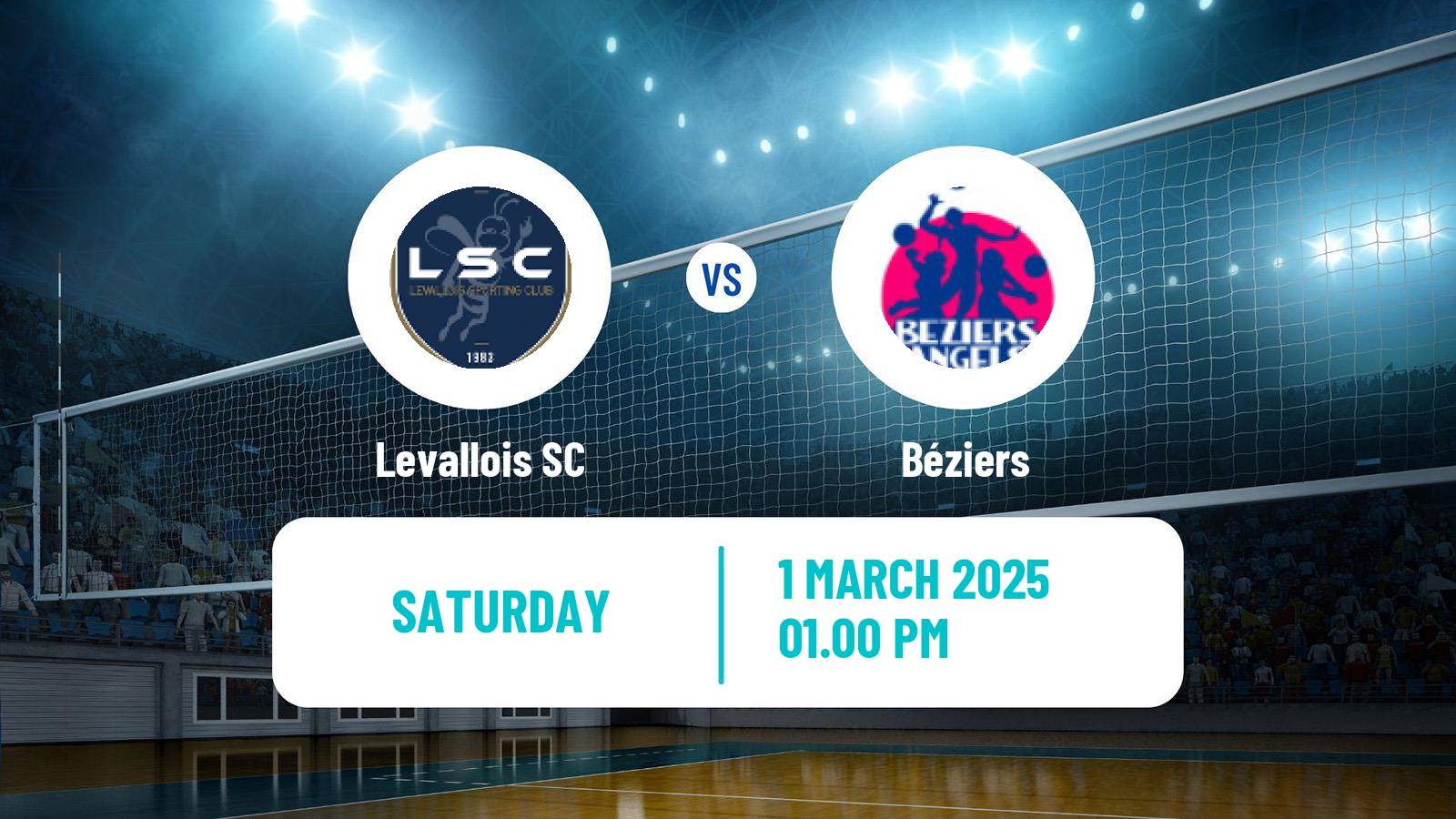 Volleyball French Ligue A Volleyball Women Levallois - Béziers