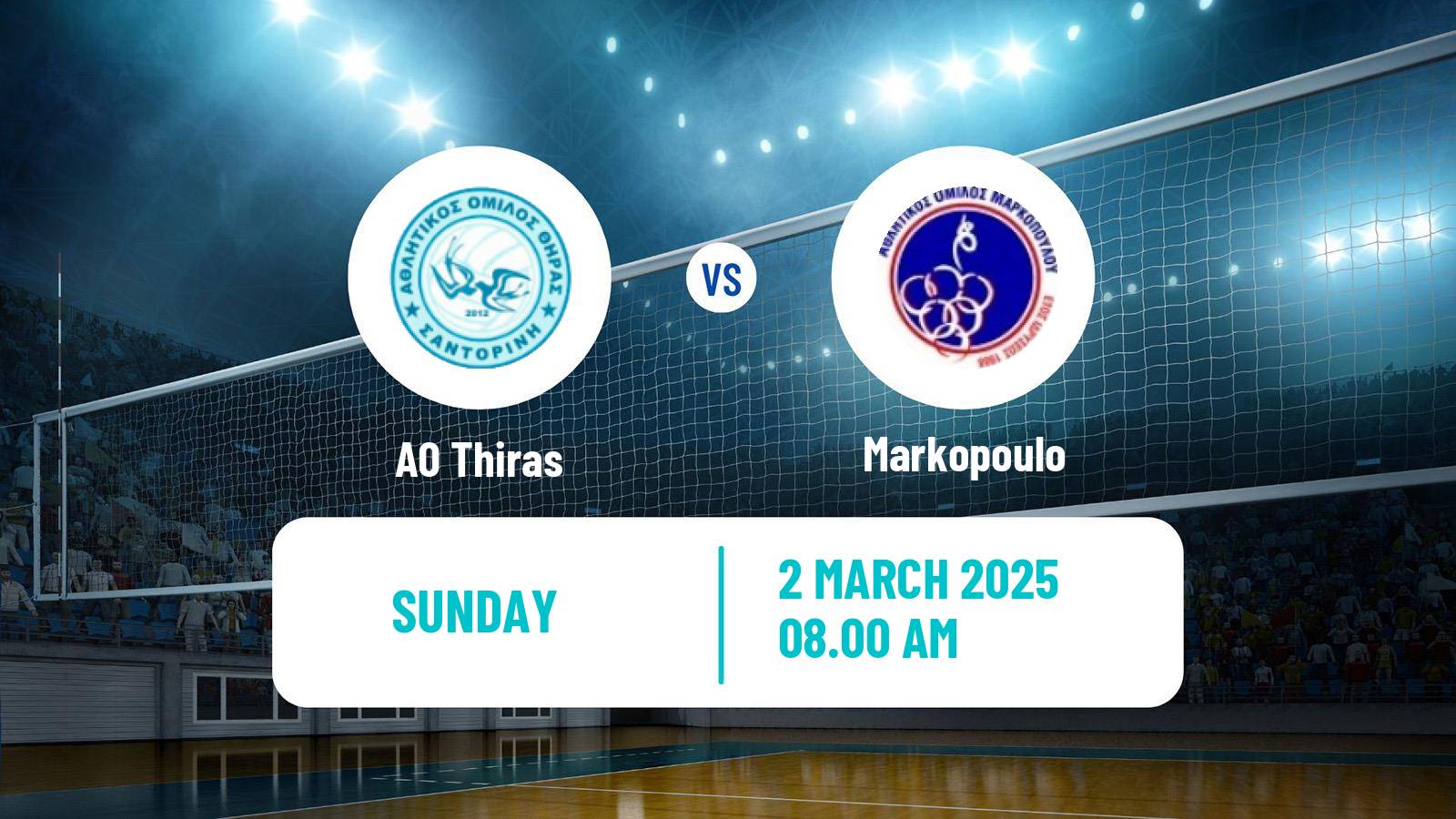 Volleyball Greek A1 Volleyball Women Thiras - Markopoulo