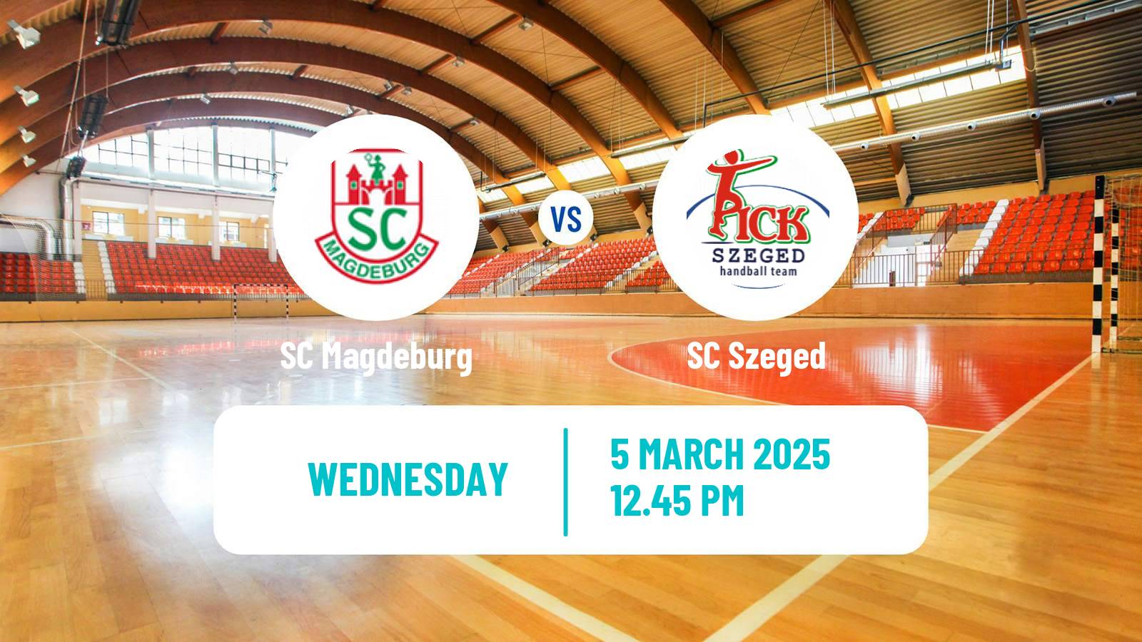 Handball EHF Champions League Magdeburg - Szeged