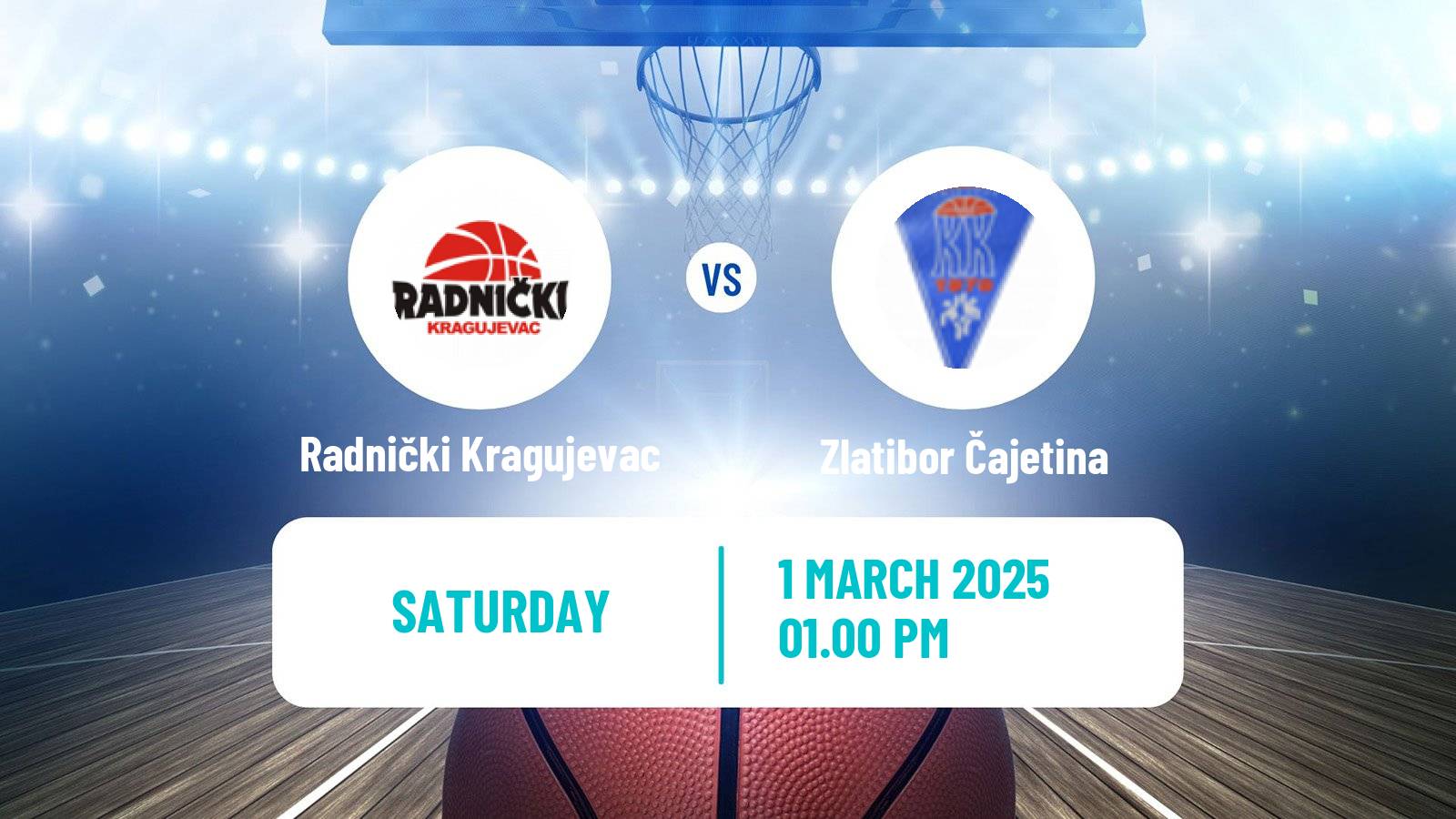 Basketball Serbian First League Basketball Radnički Kragujevac - Zlatibor Čajetina