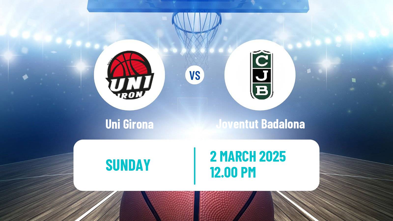 Basketball Spanish Liga Femenina Basketball Uni Girona - Joventut Badalona
