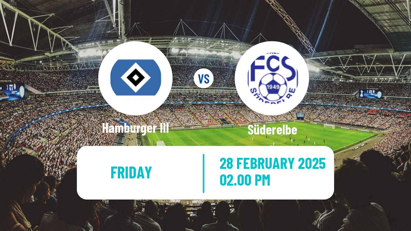 Soccer German Oberliga Hamburg Hamburger III - Süderelbe