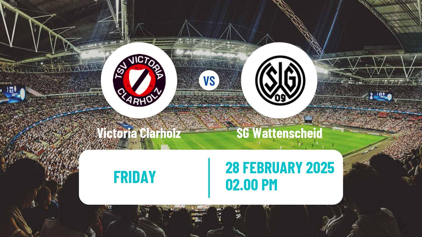 Soccer German Oberliga Westfalen Victoria Clarholz - SG Wattenscheid