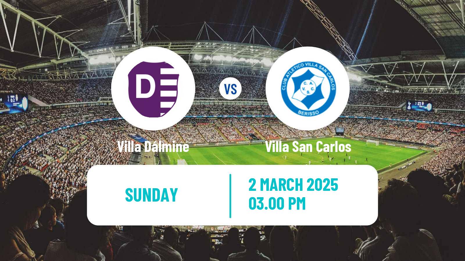Soccer Argentinian Primera B Villa Dálmine - Villa San Carlos