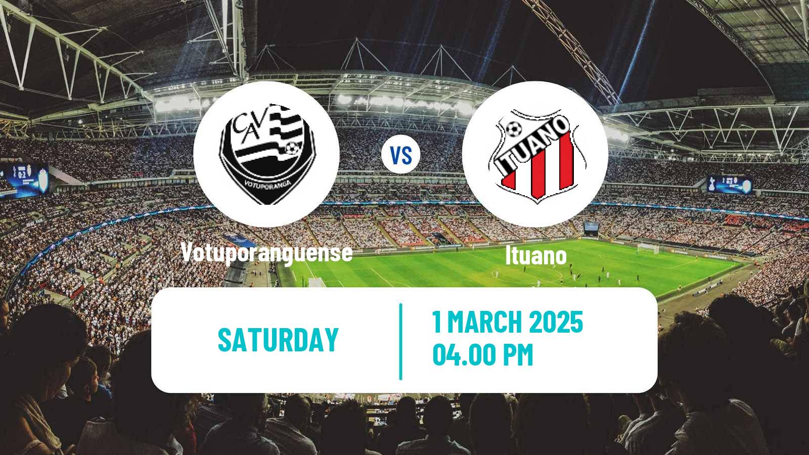 Soccer Brazilian Campeonato Paulista A2 Votuporanguense - Ituano