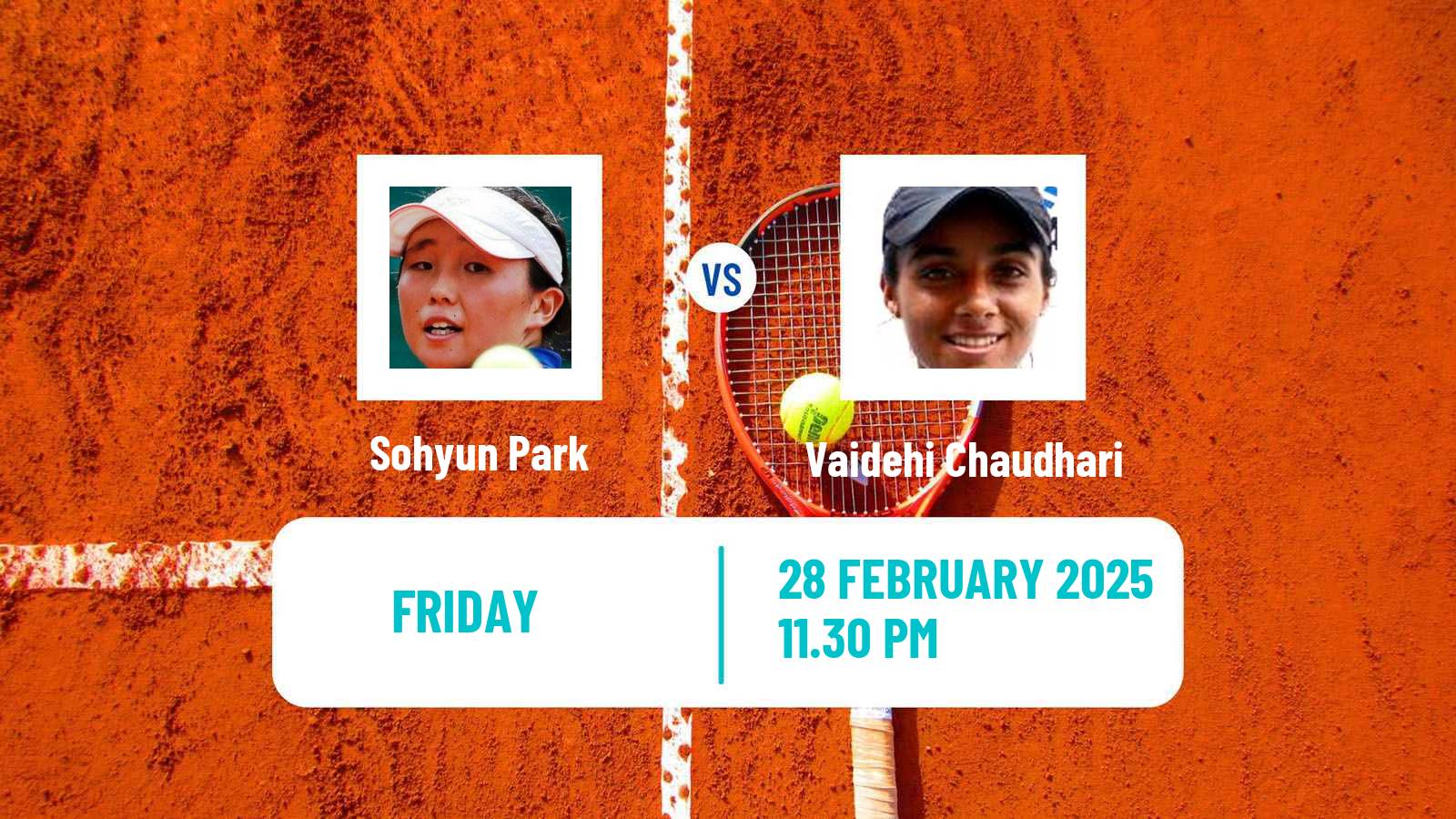 Tennis ITF W50 Ahmedabad Women Sohyun Park - Vaidehi Chaudhari