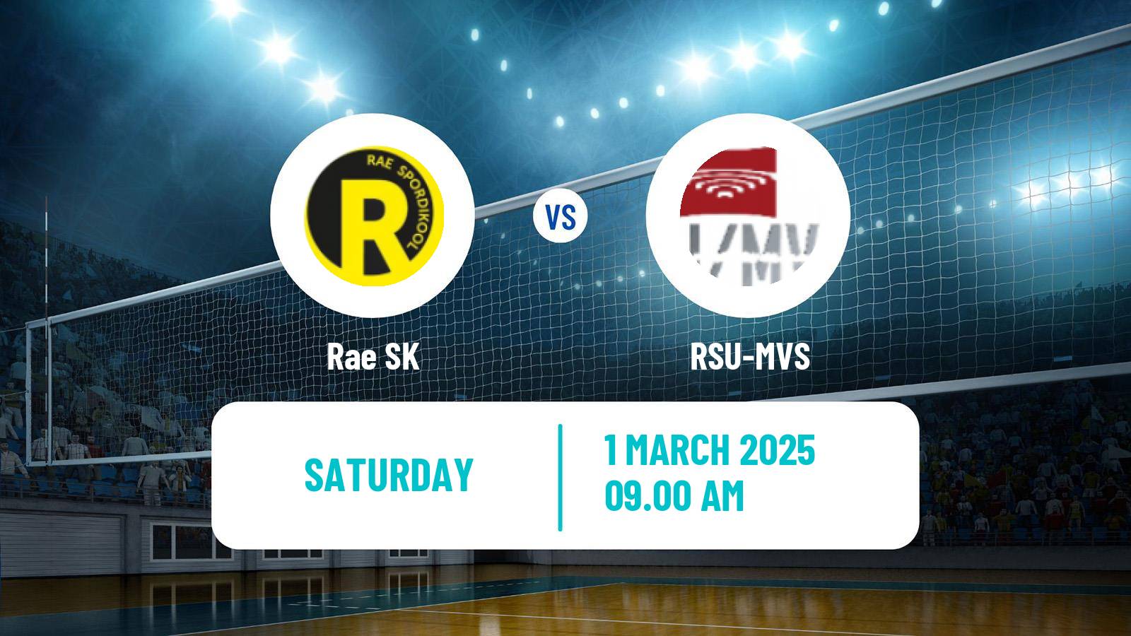 Volleyball Baltic League Volleyball Women Rae - RSU-MVS